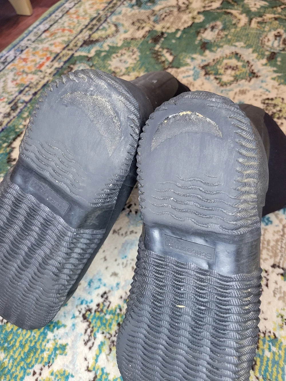 Statesman Waterproof Rubber Base Black Workwear‎ Outdoor Boots, Size Mens 12